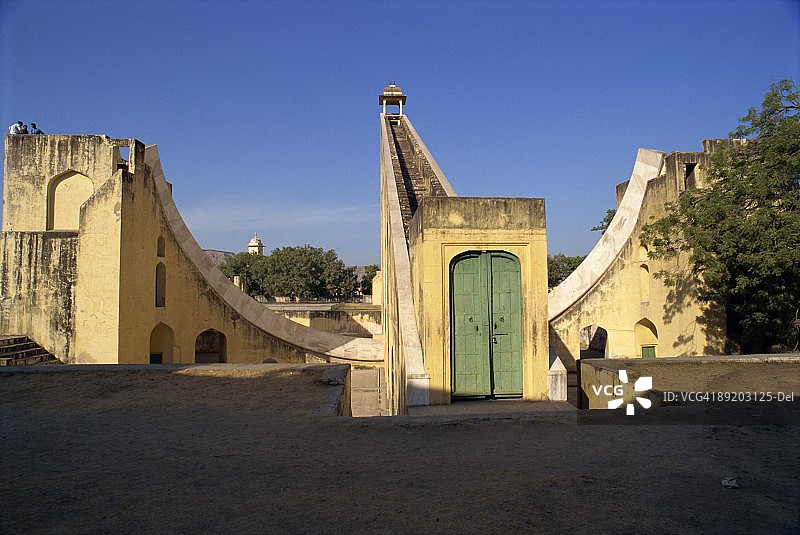 斋浦尔简塔·曼塔天文台，印度拉贾斯坦邦图片素材