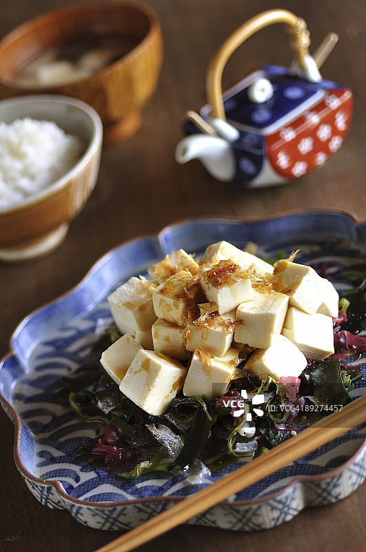 日式豆腐料理图片素材
