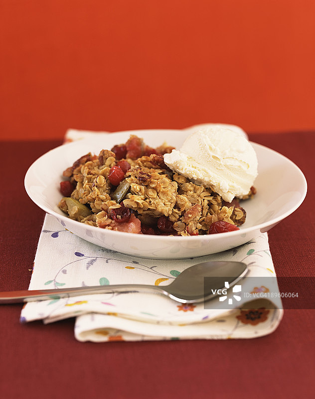 蔓越莓苹果脆图片素材