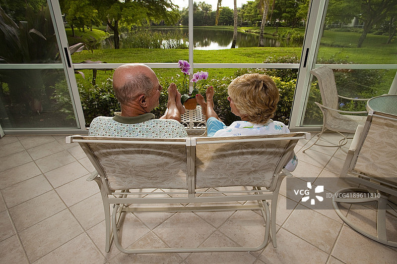 佛罗里达州的退休人员图片素材