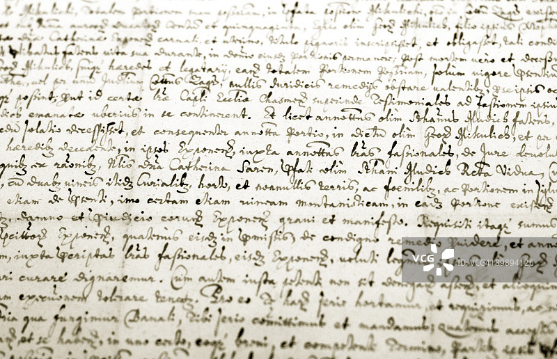 古老的手稿图片素材