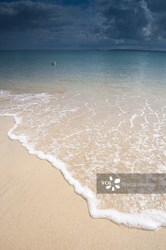 康沃尔郡圣艾夫斯的Porthminster海滩图片素材