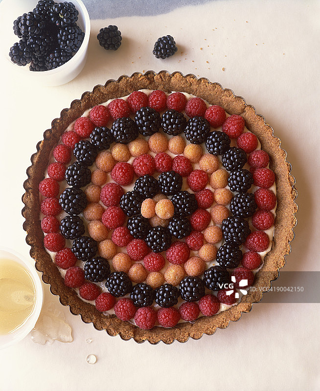 什锦浆果馅饼图片素材