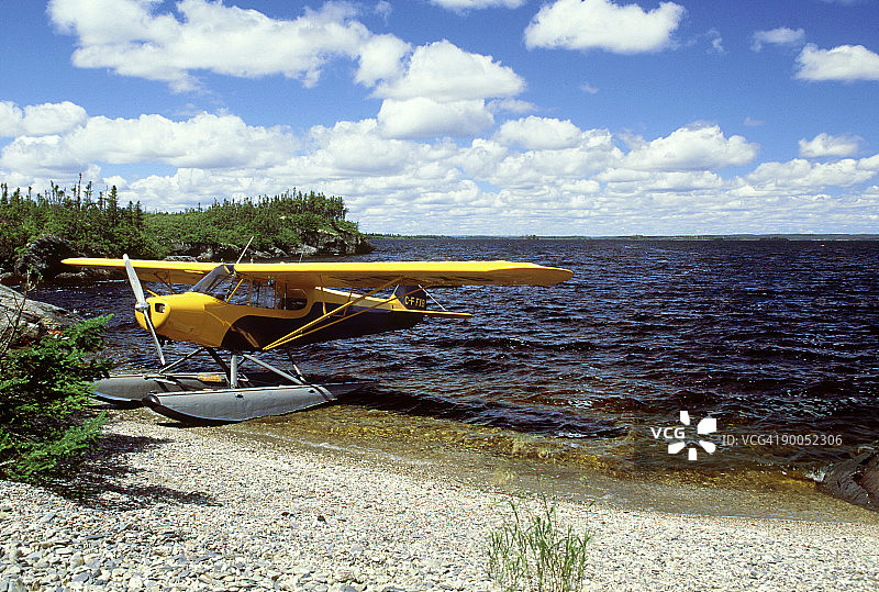 加拿大纽芬兰的北湾野生保护区飞行员阿尔文·亚当斯图片素材