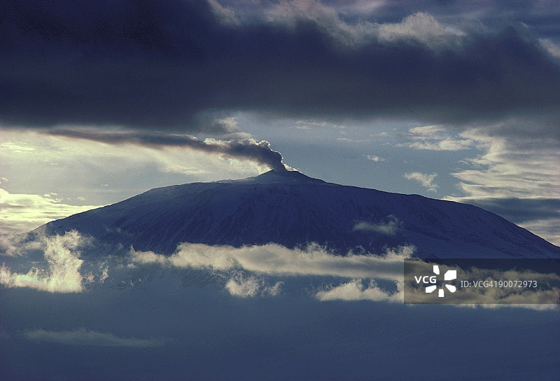 埃里伯斯火山图片素材