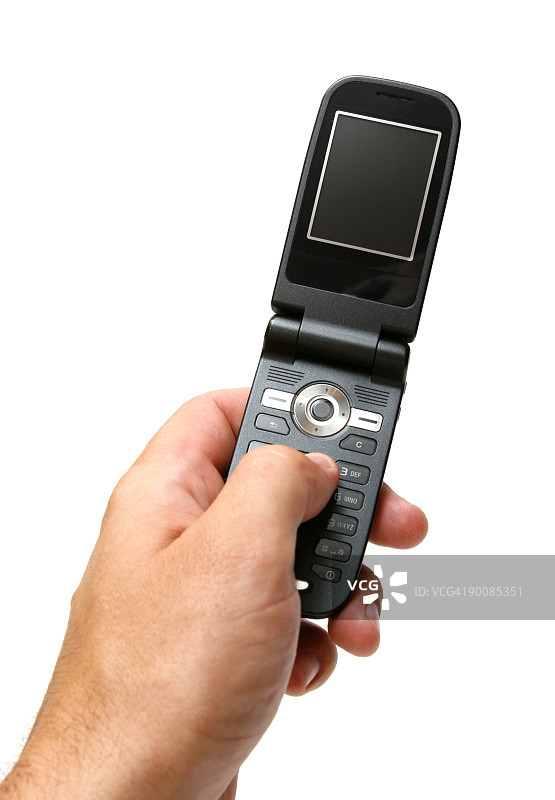 手持GSM手机图片素材
