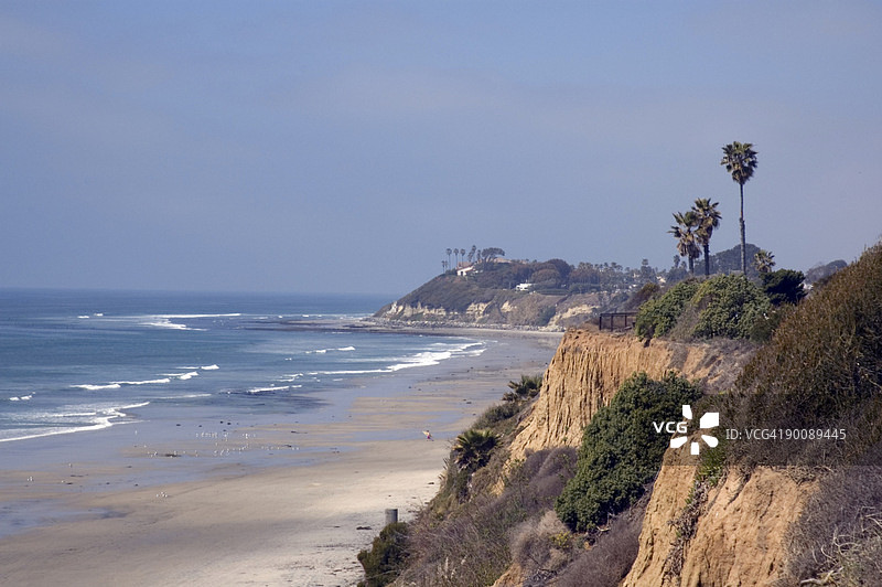 德尔玛海滩风光图片素材