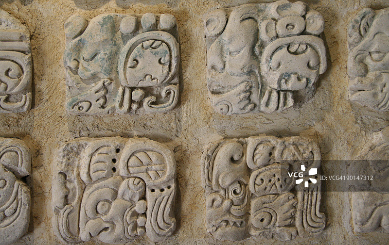 玛雅日历石碑图片素材