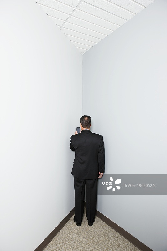 角落里的商人图片素材