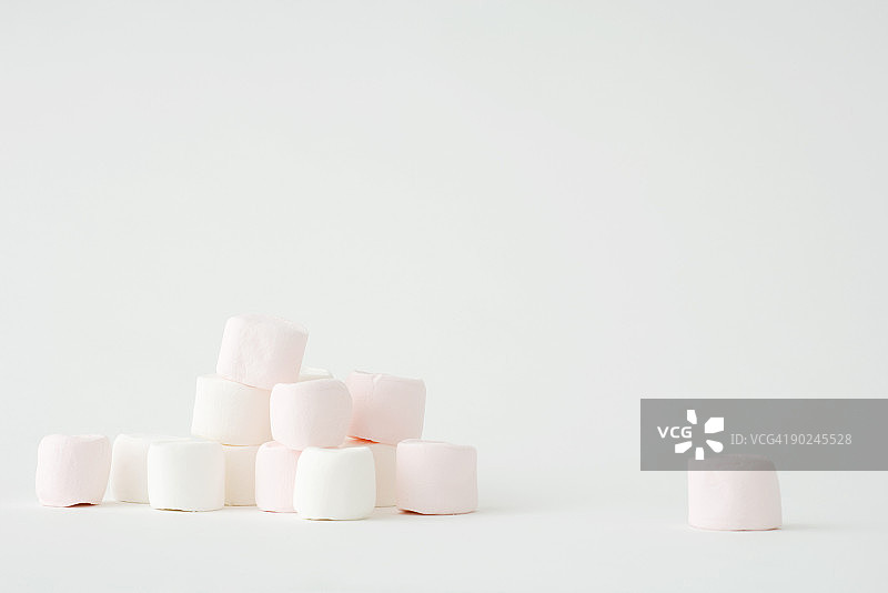 棉花糖堆图片素材