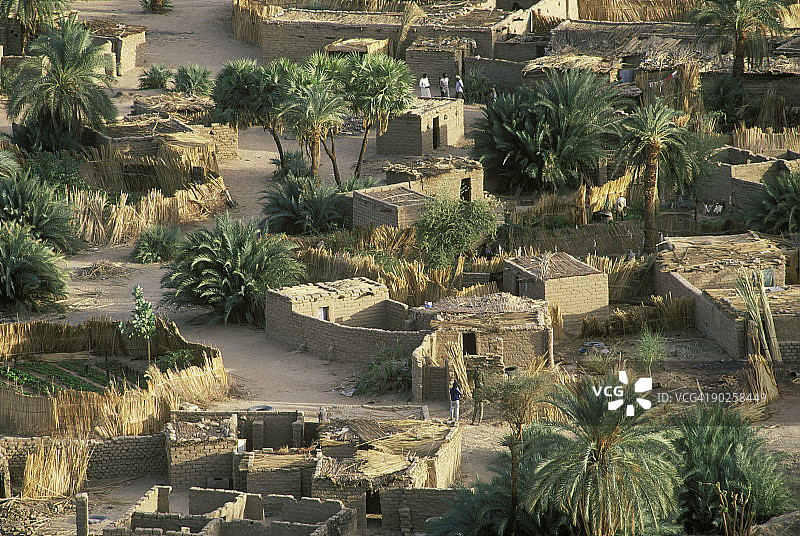 乍得撒哈拉沙漠提贝斯提高原的绿洲巴尔代图片素材