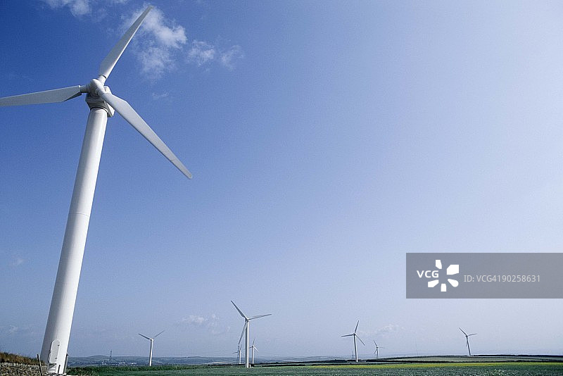 风力发电场图片素材
