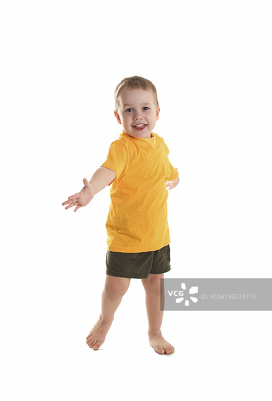 跳舞的小男孩图片素材