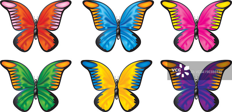 蝴蝶图案合集图片素材