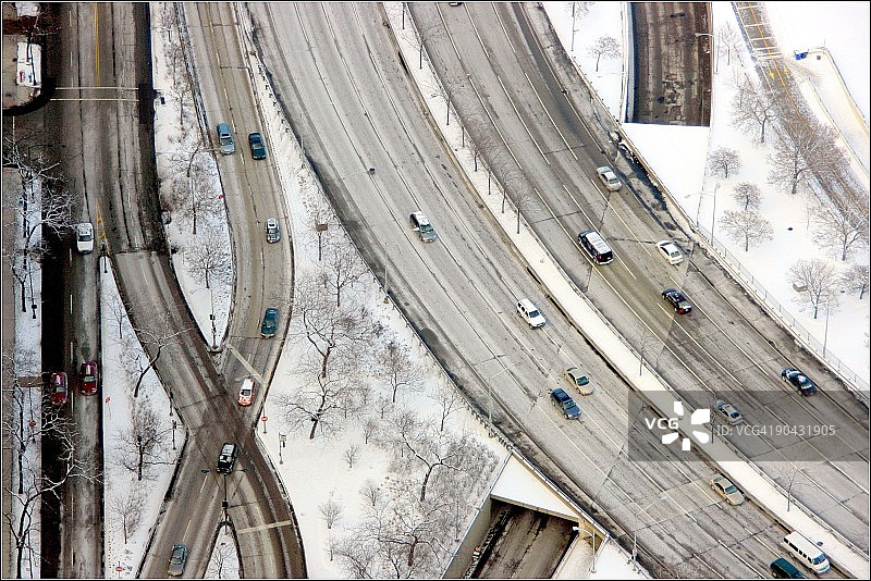 高速公路路口图片素材