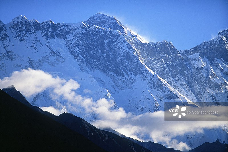 珠穆朗玛峰图片素材