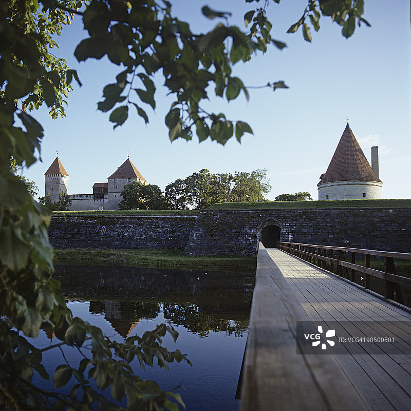 爱沙尼亚萨列马岛库雷萨雷城堡图片素材