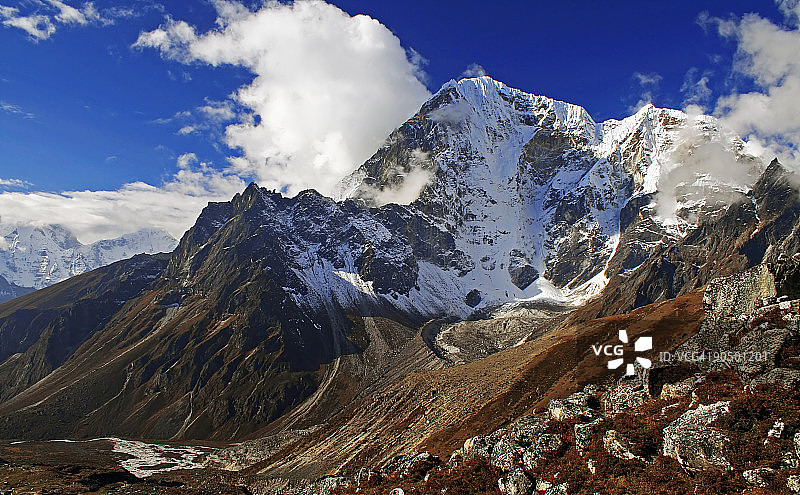 喜马拉雅山风光图片素材