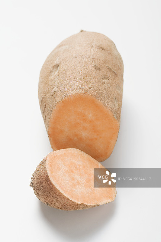 红薯切片特写图片素材
