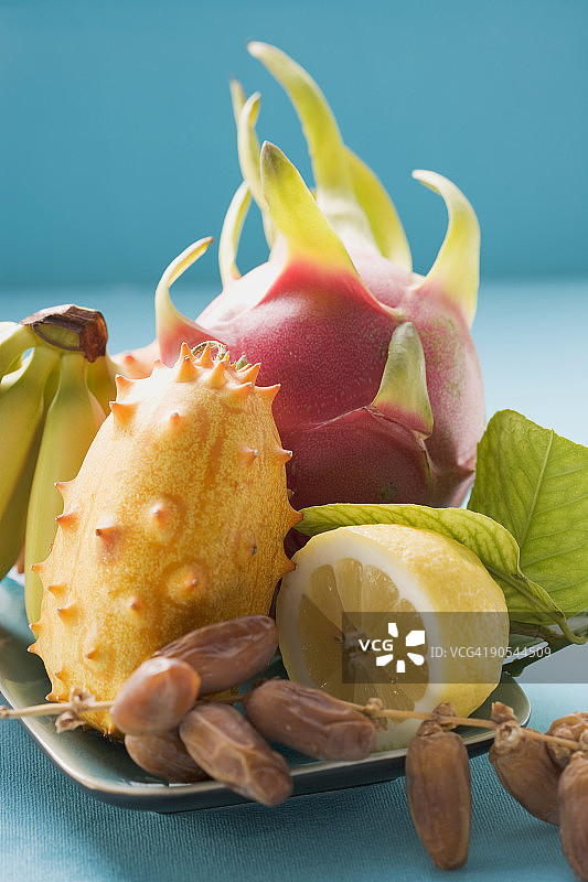 热带水果特写图片素材