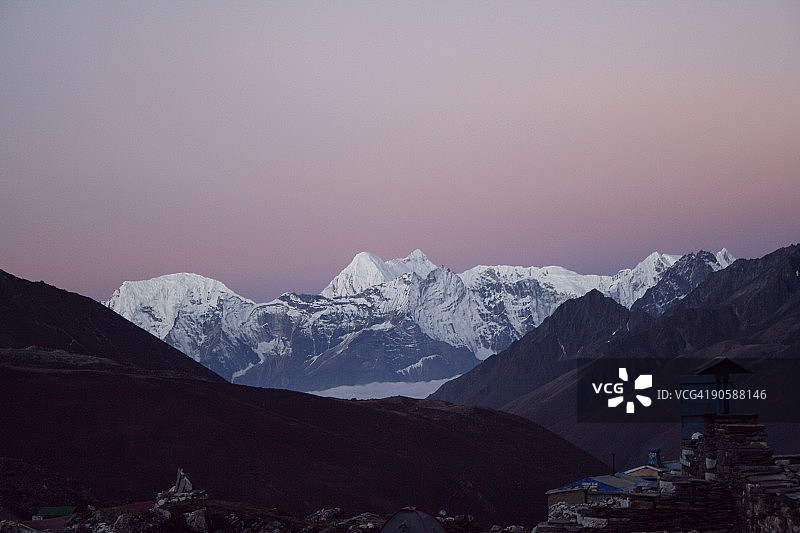 喜马拉雅山风光图片素材