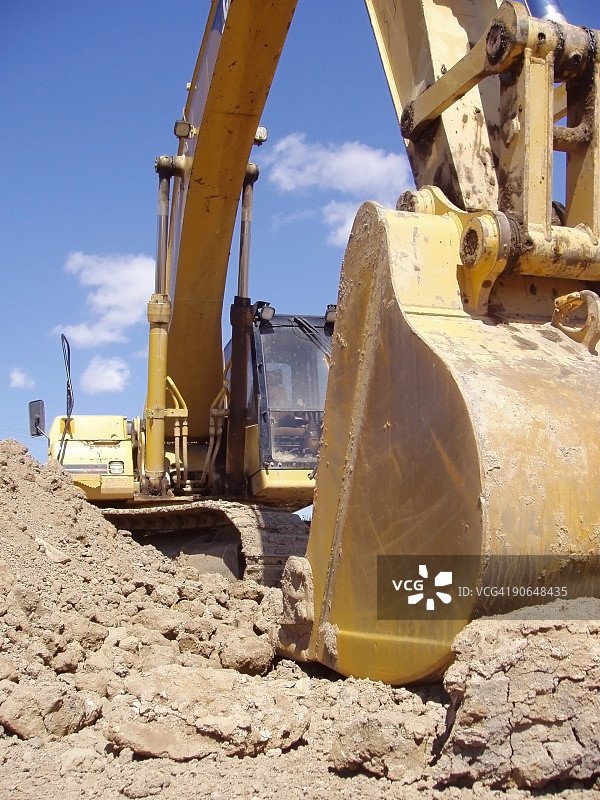 挖掘机挖掘图片素材