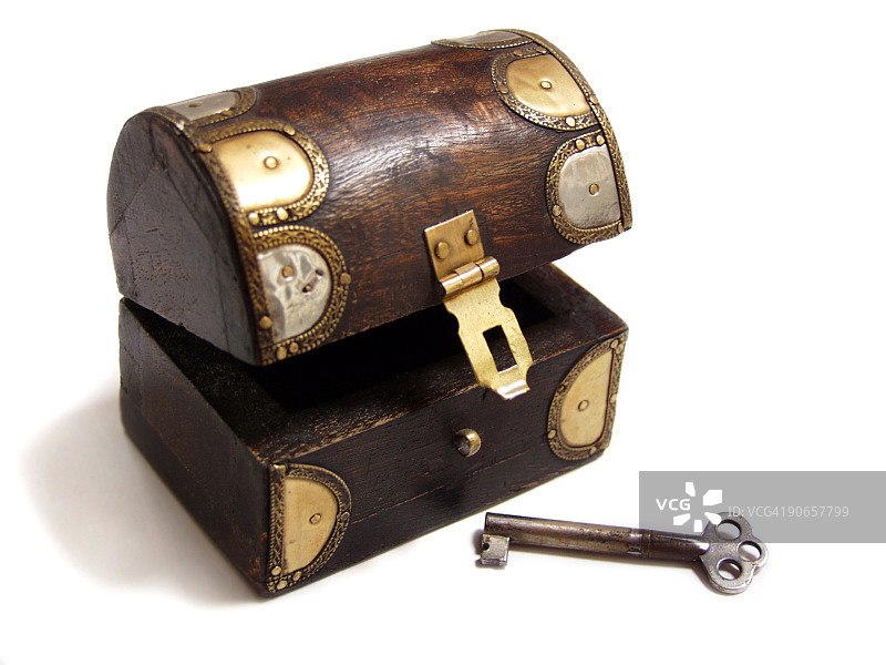 打开的箱子图片素材