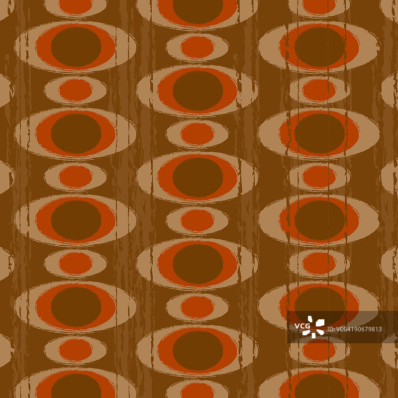 时髦的复古图案-棕色图片素材