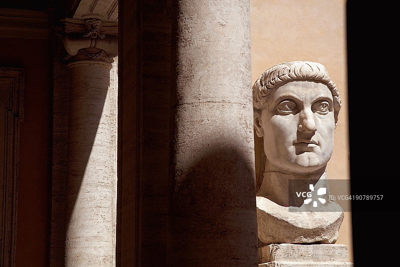 康斯坦丁半身像，保守宫图片素材