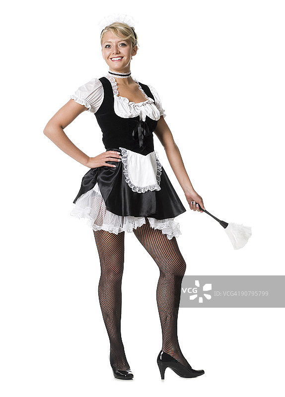 法国女保洁员图片素材