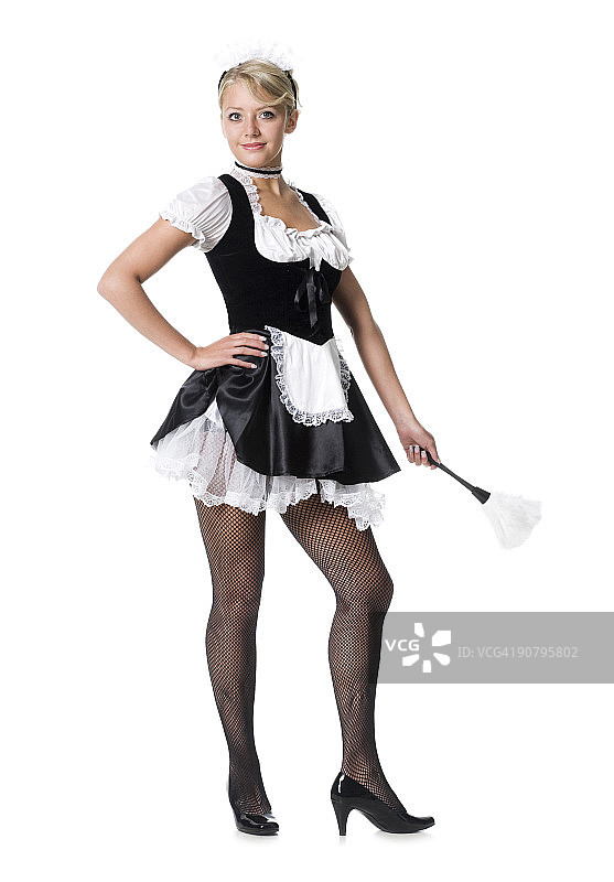 法国女保洁员图片素材