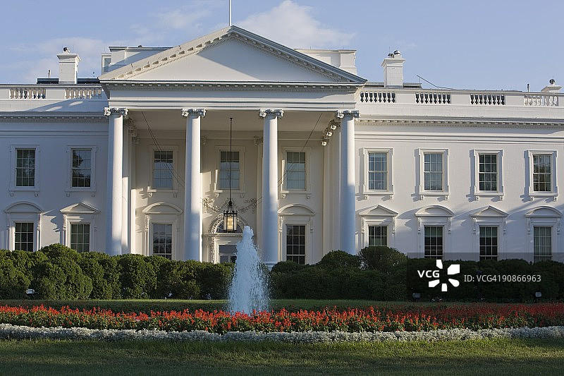 美国华盛顿哥伦比亚特区白宫图片素材