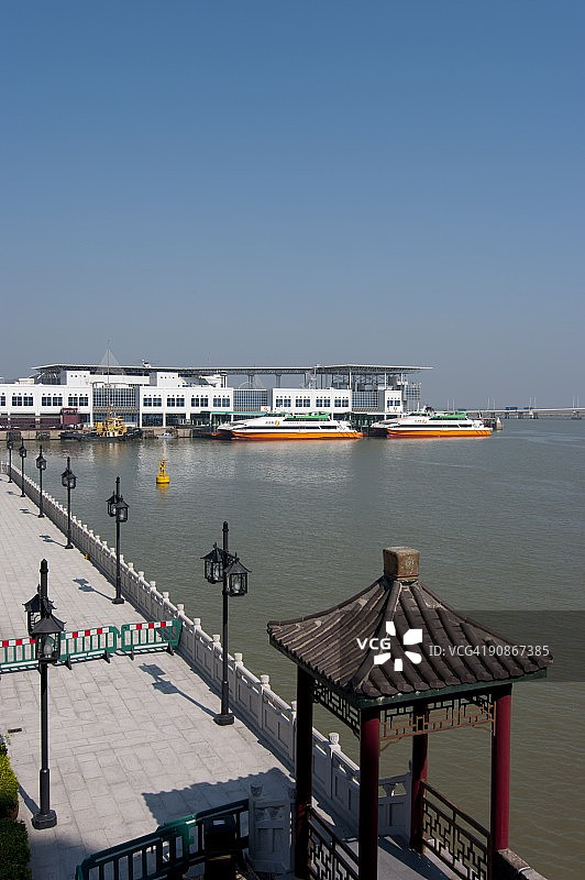 中国澳门渔人码头风光图片素材