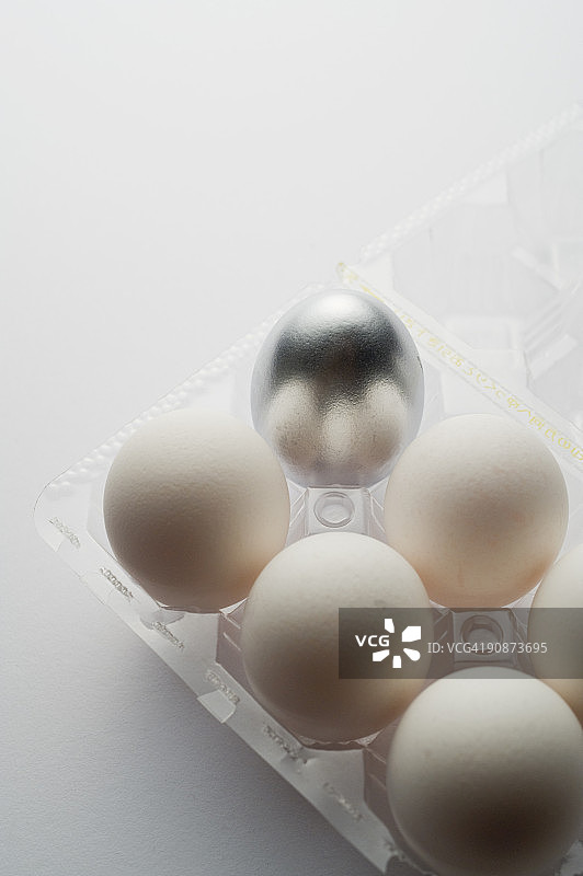银色彩蛋图片素材