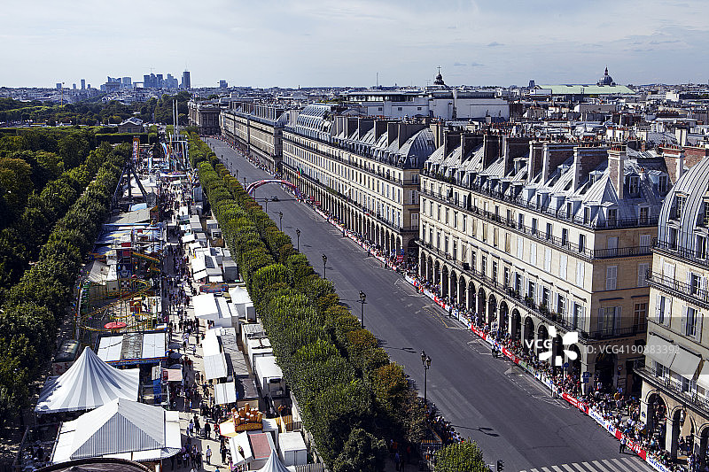 自行车路线图片素材