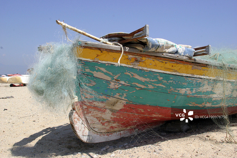 卡拉布里亚拖网渔船图片素材