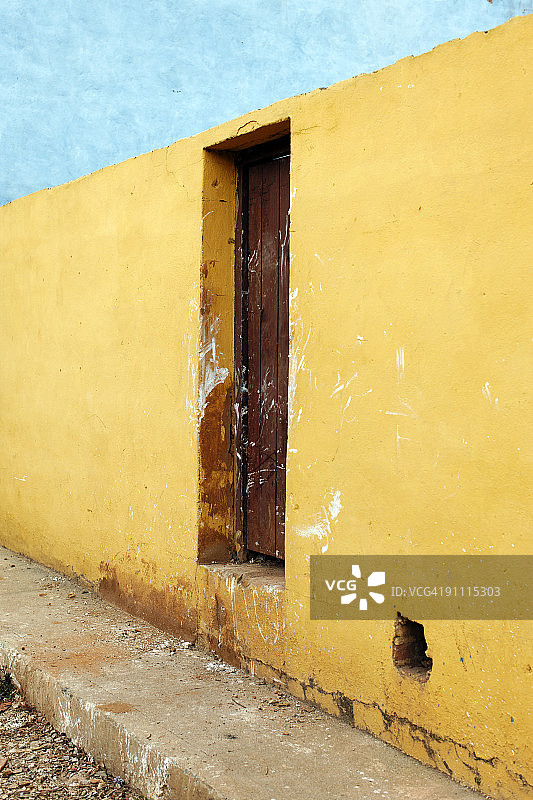 马卡龙色墙壁图片素材