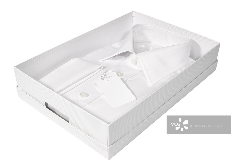 男士白色衬衫图片素材