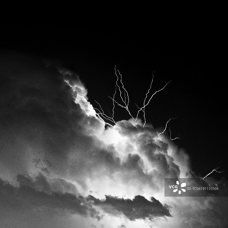 雷暴天气图片素材