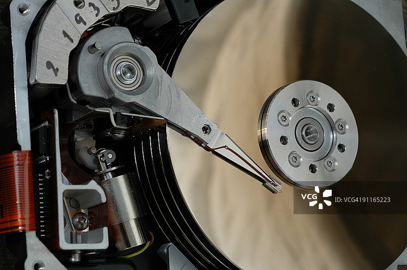 希捷硬盘内部图片素材