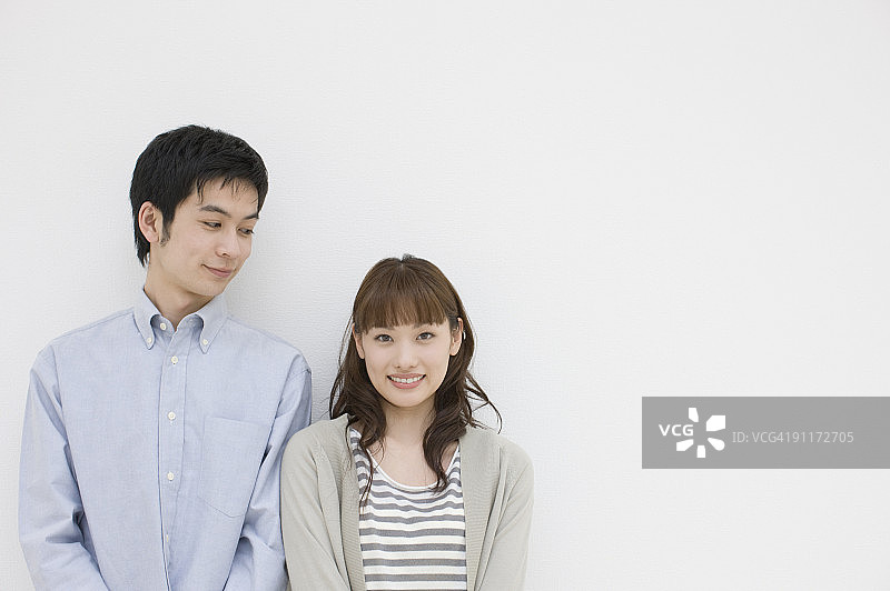 年轻夫妇，影楼肖像图片素材