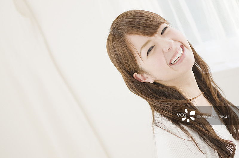 女人微笑,肖像图片素材