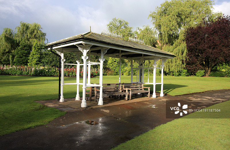 北约克郡哈罗盖特山谷花园图片素材