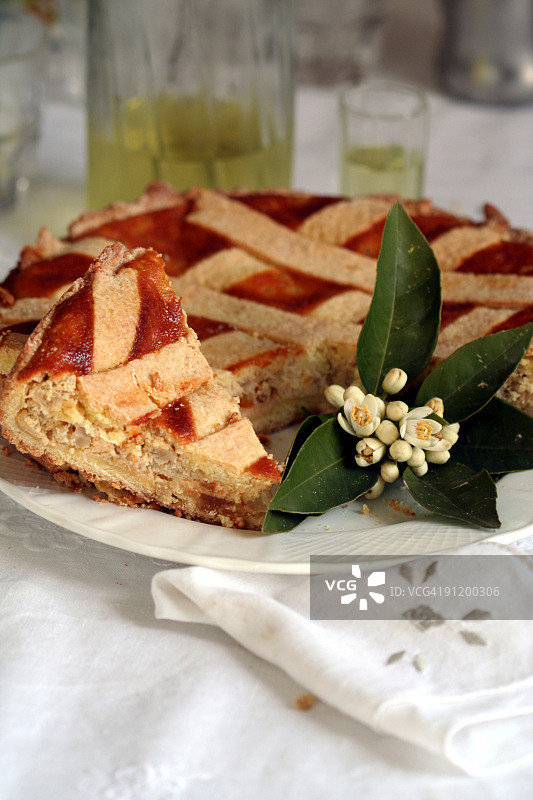 那不勒斯意大利复活节蛋糕图片素材