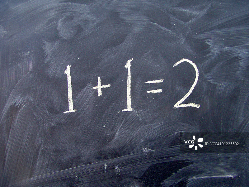 黑板上的基础数学图片素材