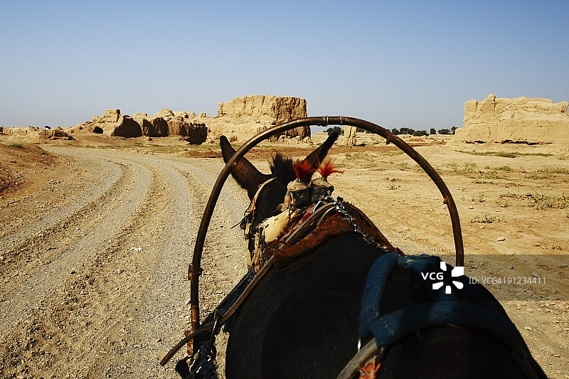 高昌故城遗址图片素材