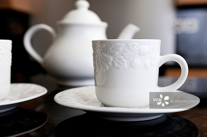 厨房里的茶杯图片素材