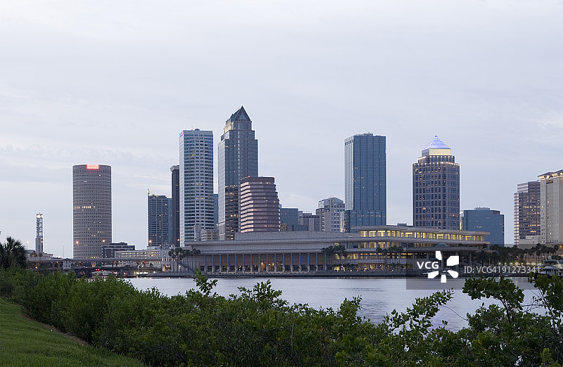 坦帕天际线图片素材