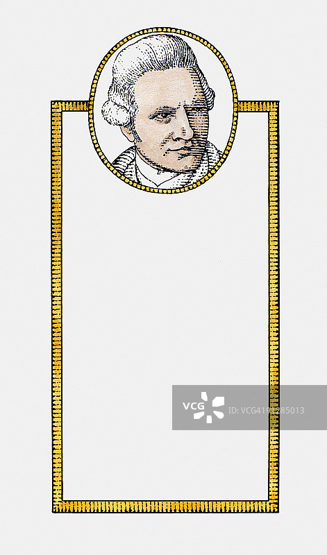 詹姆斯·库克船长插图图片素材