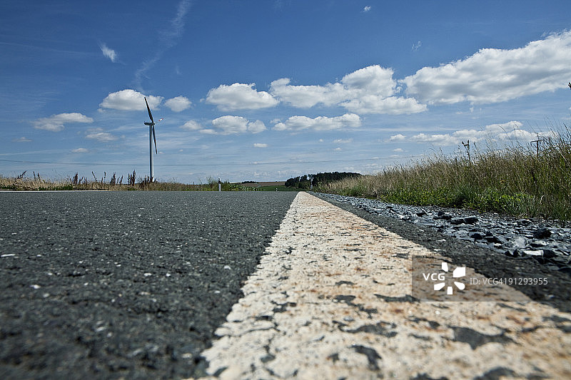 空无一人的道路图片素材